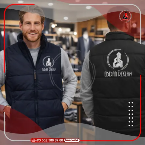 سترة دون أكمام بشعار — EBDAA
