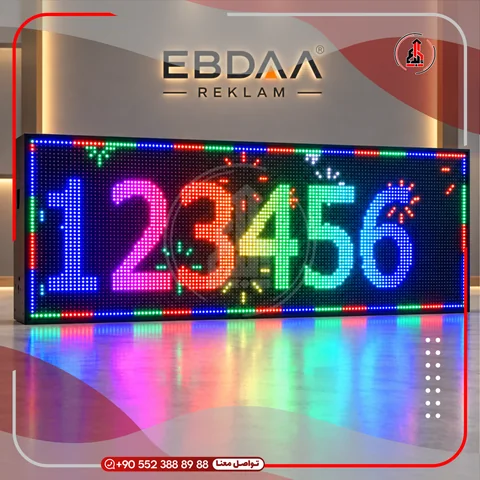 لوحة LED إعلانية للنصوص المضيئة