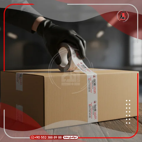 شريط تغليف مطبوع بالشعار