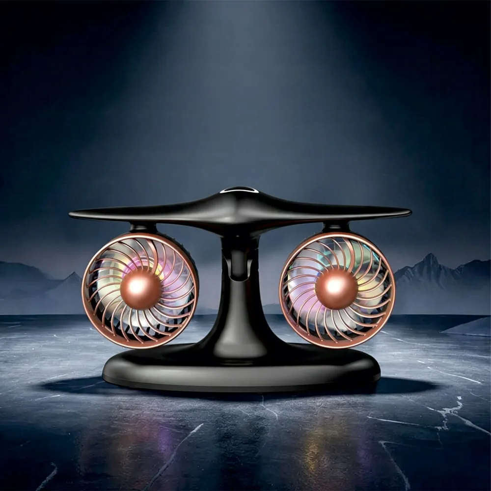 Ventilateur de bureau double turbine FAN-6665