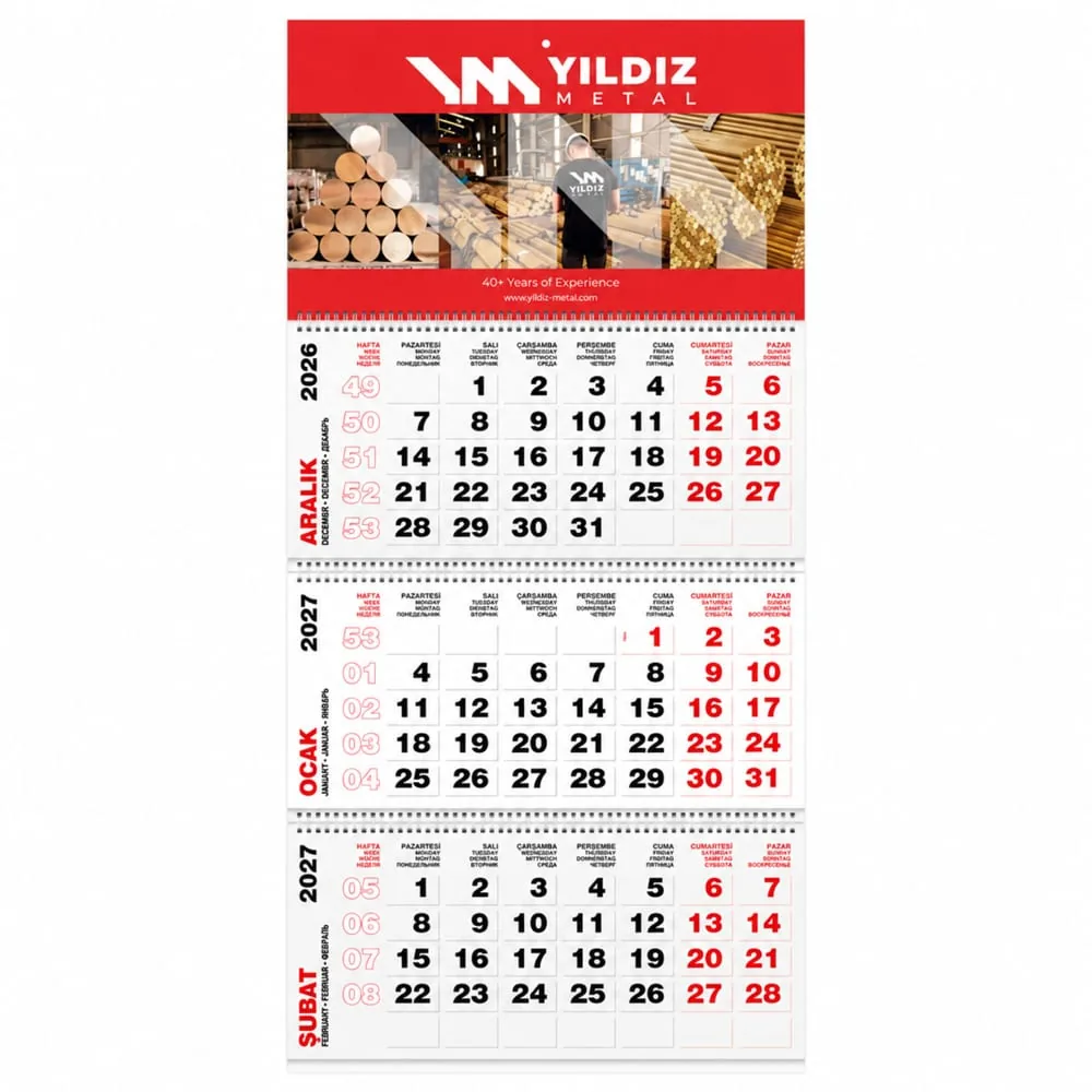 Calendrier marin jumbo GMT-5695