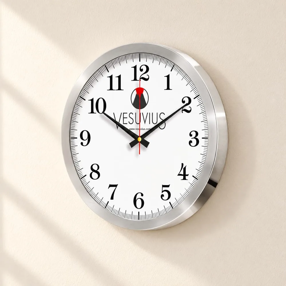Wanduhr mit Metallgehäuse MDS-5010