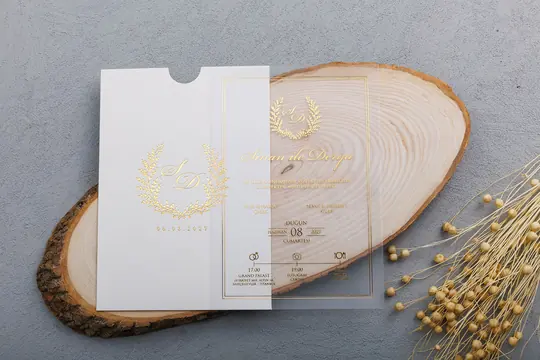 بطاقة دعوة Modern 5045 – صورة 1