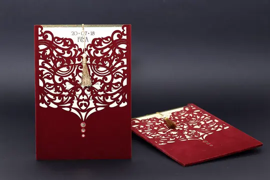 بطاقة زفاف فاخرة Alyans 2010 – صورة 1