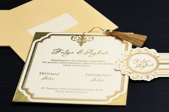 بطاقة زفاف فاخرة Alyans 2011 – صورة 3