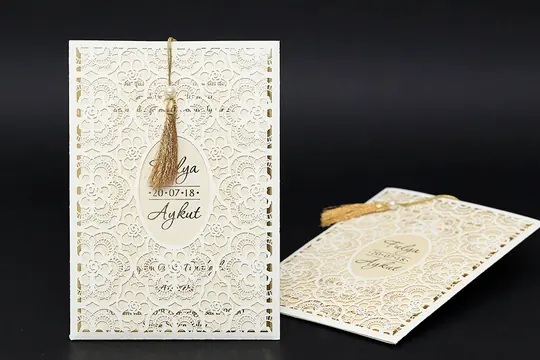 بطاقة زفاف فاخرة Alyans 2012 – صورة 1