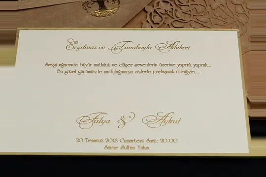 Alyans 2017-ZARFS lüks düğün davetiyesi modeli – görsel 6