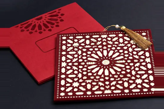 بطاقة زفاف فاخرة Alyans 2018 – صورة 3