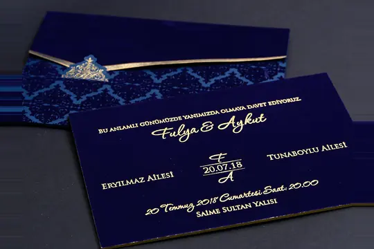 Alyans 2020 lüks düğün davetiyesi modeli – görsel 4
