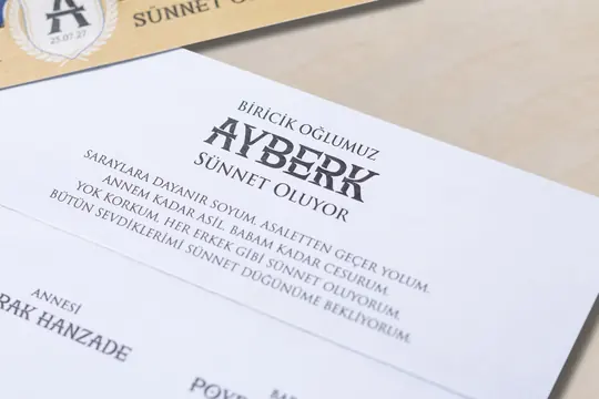 Aras 5023 sünnet davetiyesi modeli – görsel 3