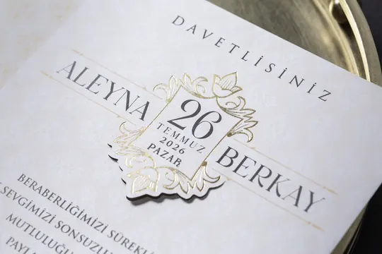 Fenomen 7126 nişan ve düğün davetiyesi modeli – görsel 3