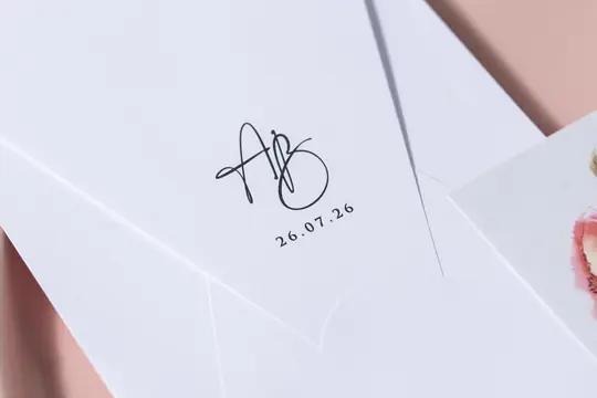 بطاقة خطوبة وزفاف Fenomen 7136 – صورة 2