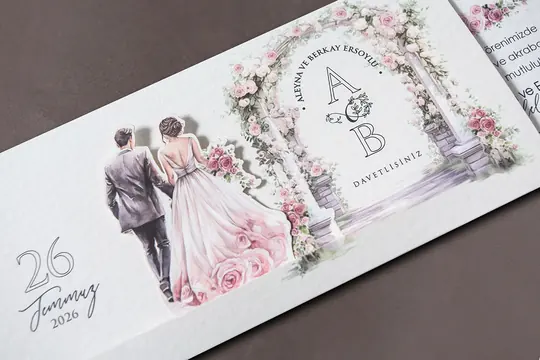 Fenomen 7169 nişan ve düğün davetiyesi modeli – görsel 3