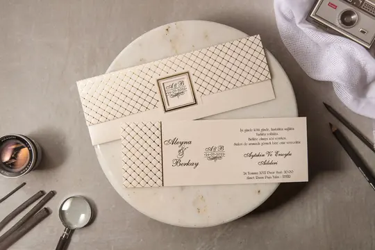 بطاقة زفاف Wedding 8268 – صورة 1