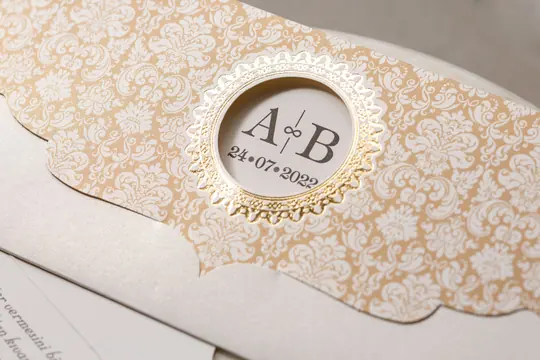 بطاقة زفاف Wedding 8307 – صورة 1