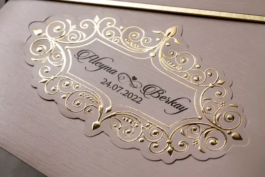 بطاقة زفاف Wedding 8314 – صورة 3