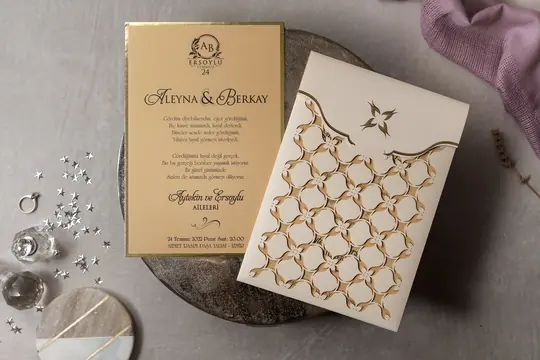 بطاقة زفاف Wedding 8315 – صورة 2
