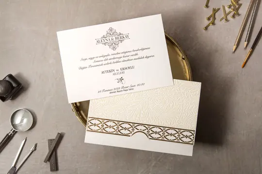 بطاقة زفاف Wedding 8378 – صورة 2