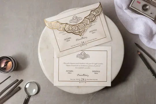 بطاقة زفاف Wedding 8385 – صورة 2