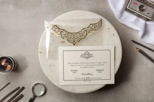 بطاقة زفاف Wedding 8385 – صورة 3