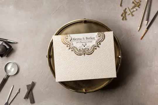بطاقة زفاف Wedding 8386 – صورة 1