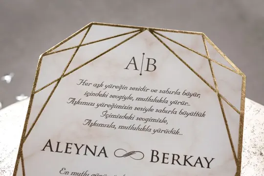 Wedding 8387 düğün davetiyesi modeli – görsel 3