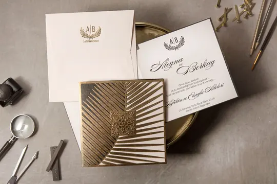 بطاقة زفاف Wedding 8389 – صورة 2