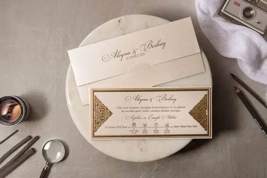 بطاقة زفاف Wedding 8393 – صورة 1