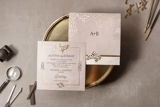بطاقة زفاف Wedding 8394 – صورة 1