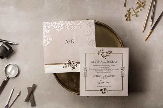 Wedding 8394 düğün davetiyesi modeli – görsel 2