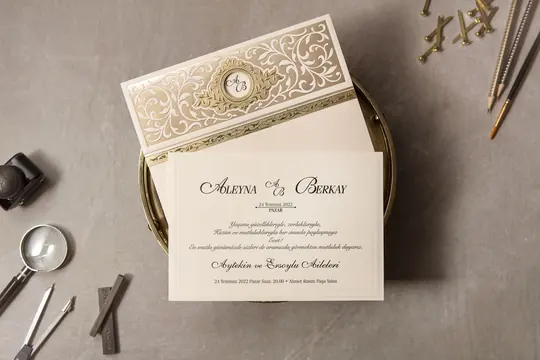 بطاقة زفاف Wedding 8396 – صورة 2