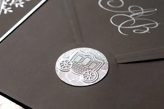 بطاقة زفاف Wedding 8399 – صورة 3