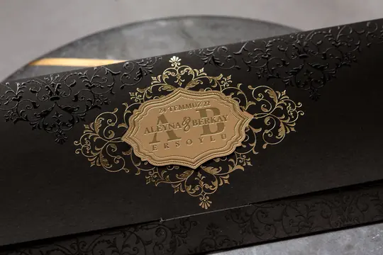 بطاقة زفاف Wedding 8400 – صورة 3
