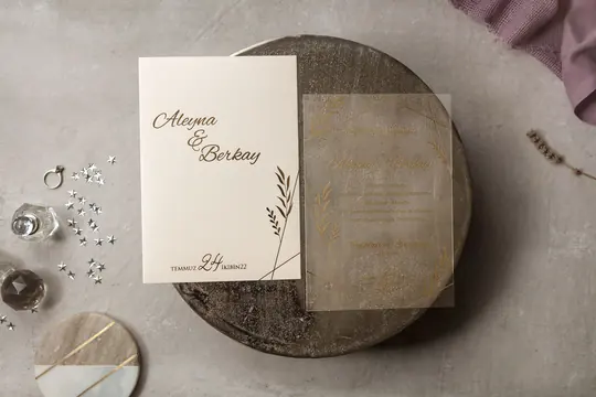 بطاقة زفاف Wedding 8401 – صورة 2