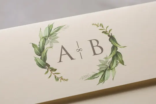 بطاقة زفاف Wedding 8403 – صورة 3