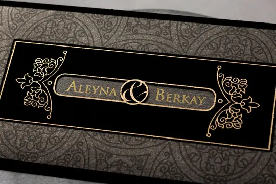بطاقة زفاف Wedding 8404 – صورة 3
