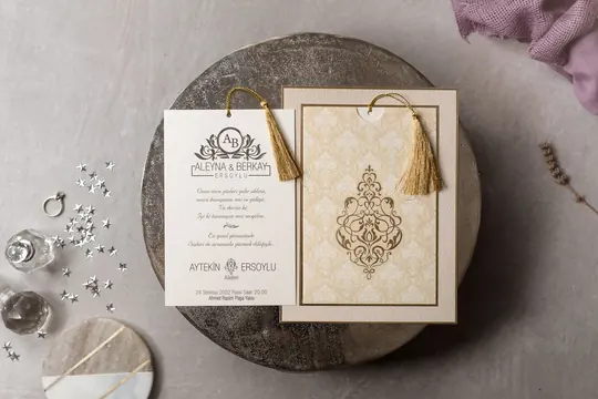 بطاقة زفاف Wedding 8405 – صورة 2