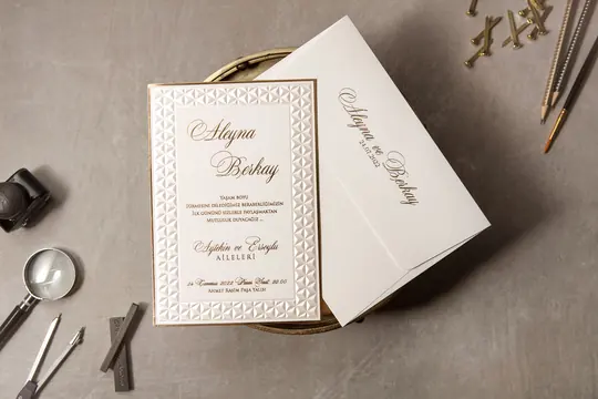 بطاقة زفاف Wedding 8411 – صورة 1