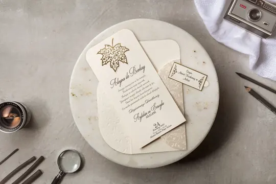 بطاقة زفاف Wedding 8417 – صورة 2