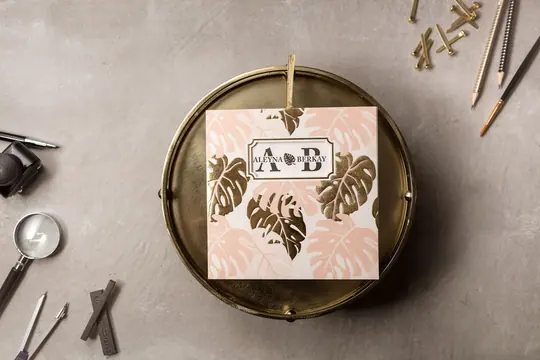 بطاقة زفاف Wedding 8418 – صورة 1