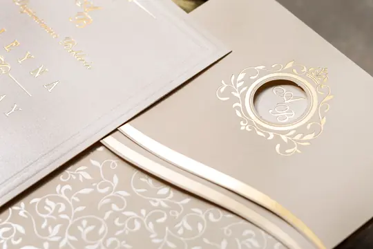 بطاقة زفاف Wedding 8423 – صورة 4