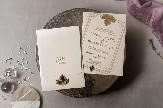 بطاقة زفاف Wedding 8429 – صورة 1