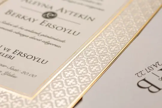 بطاقة زفاف Wedding 8434 – صورة 2