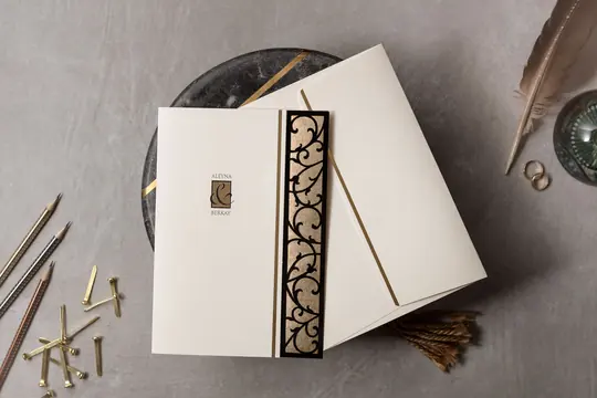 بطاقة زفاف Wedding 8435 – صورة 1
