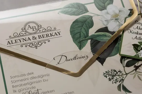 بطاقة زفاف Wedding 8440 – صورة 4