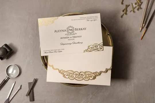 Wedding 8442 düğün davetiyesi modeli – görsel 2