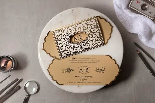 بطاقة زفاف Wedding 8450 – صورة 2
