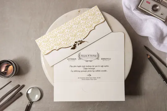 بطاقة زفاف Wedding 8452 – صورة 2