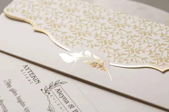 بطاقة زفاف Wedding 8452 – صورة 3