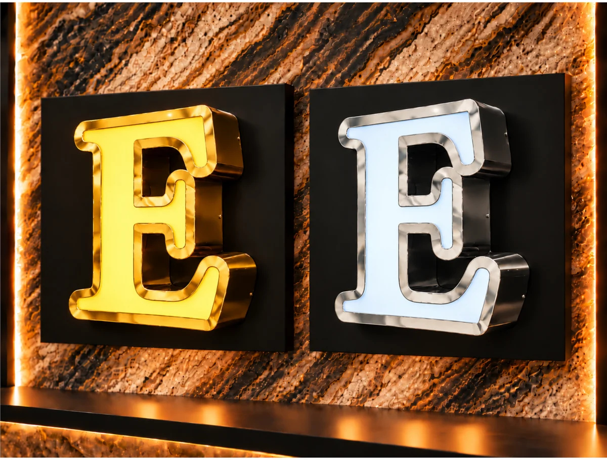 Chrome Stainless Steel Letter Sign — 5/5
